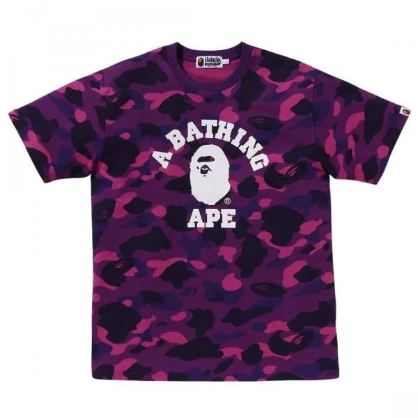 BAPE Color Camo College Tee "Purple"