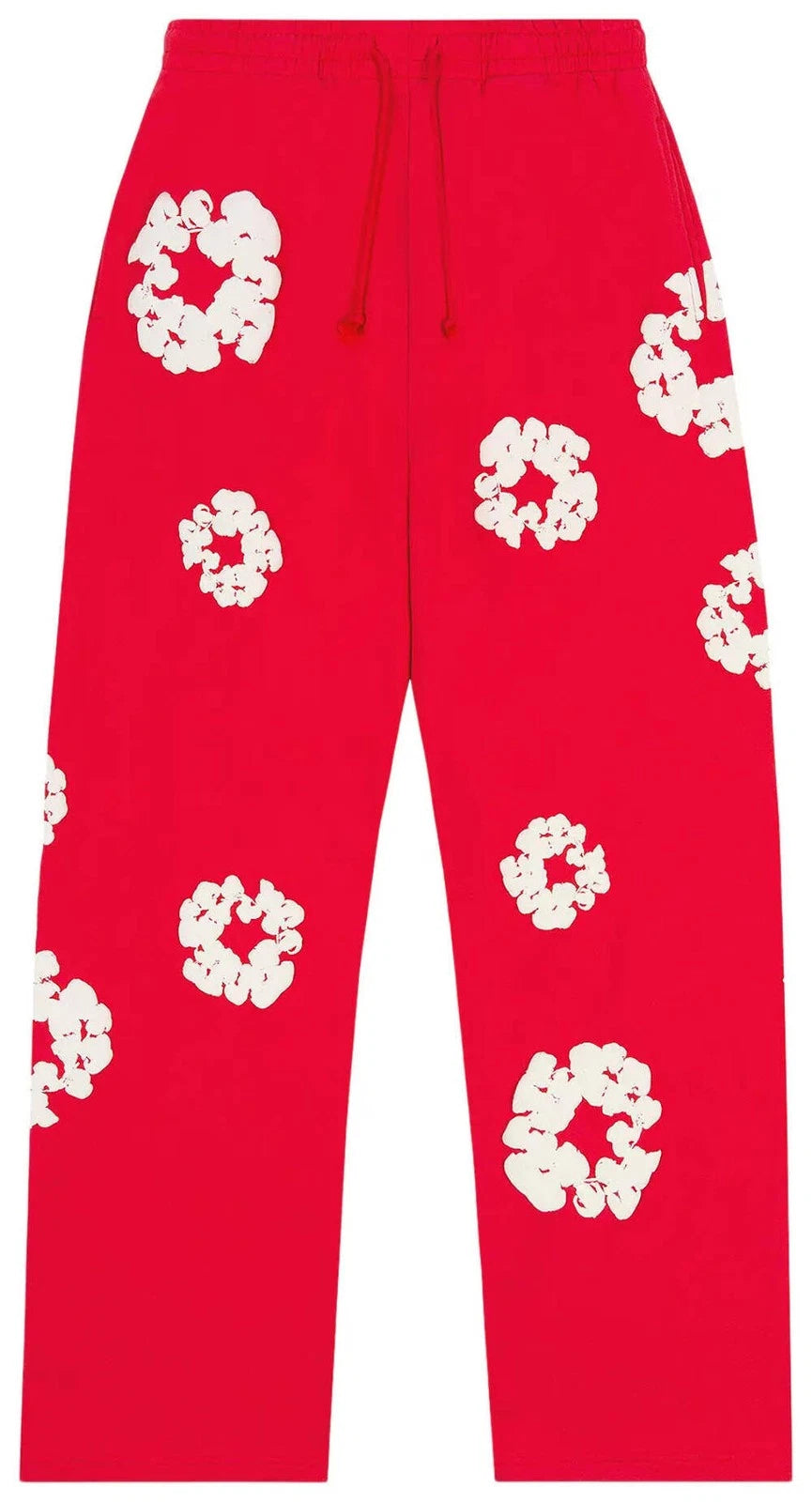 Denim Tears Cotton Wreath Open Hem Sweatpants