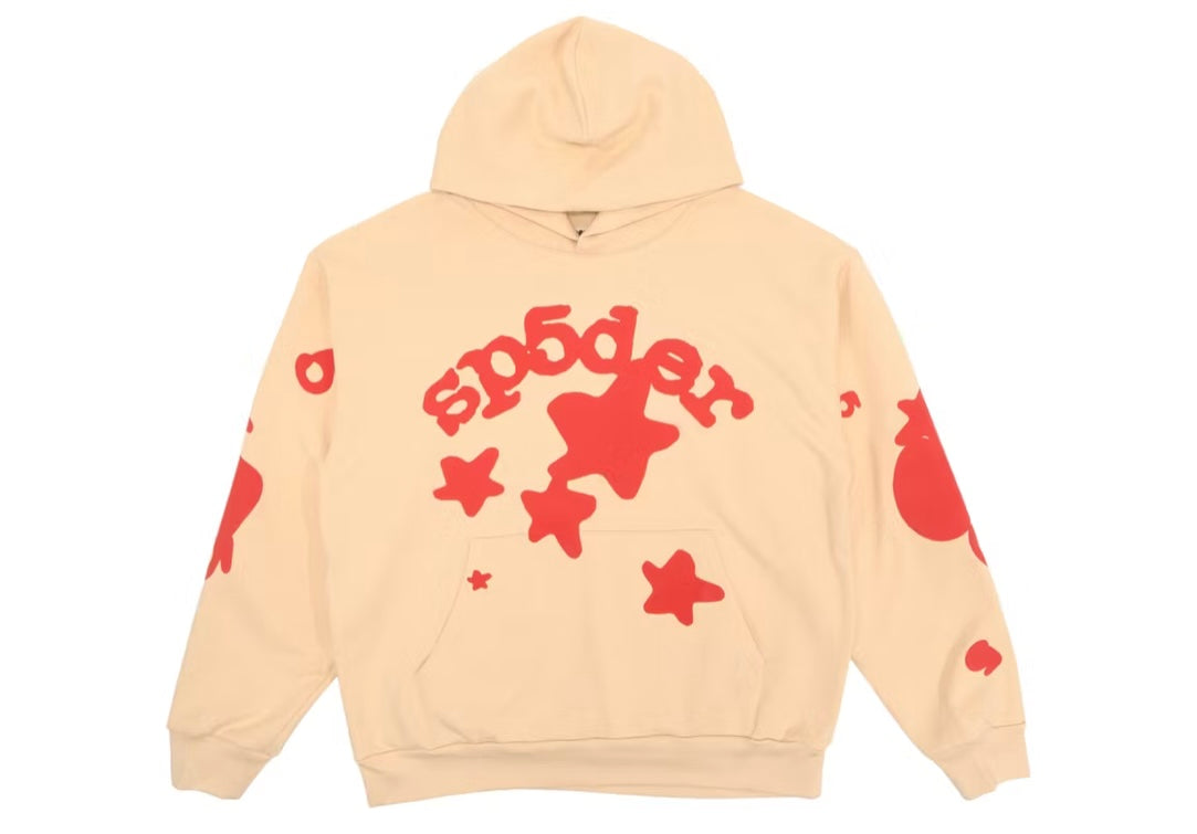 Sp5der Beluga Hoodie "Cream"