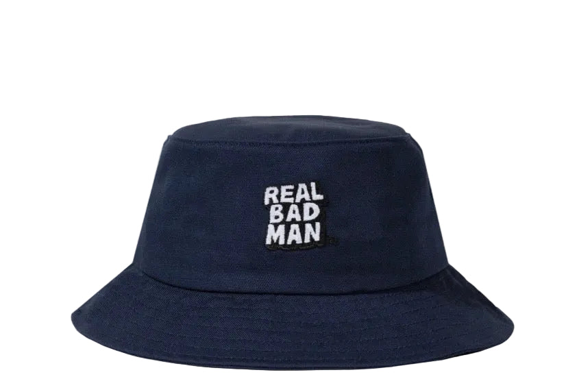 Real Bad Man RBM Bucket Hat "Navy Blue"