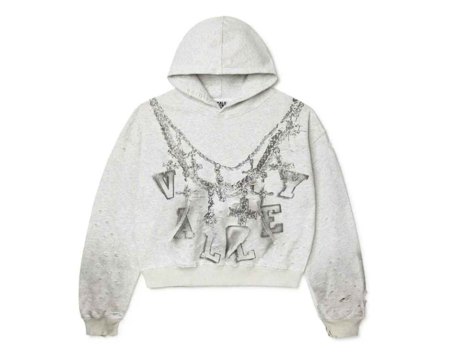 VALE BIG CHAIN HOODIE
"GREY"