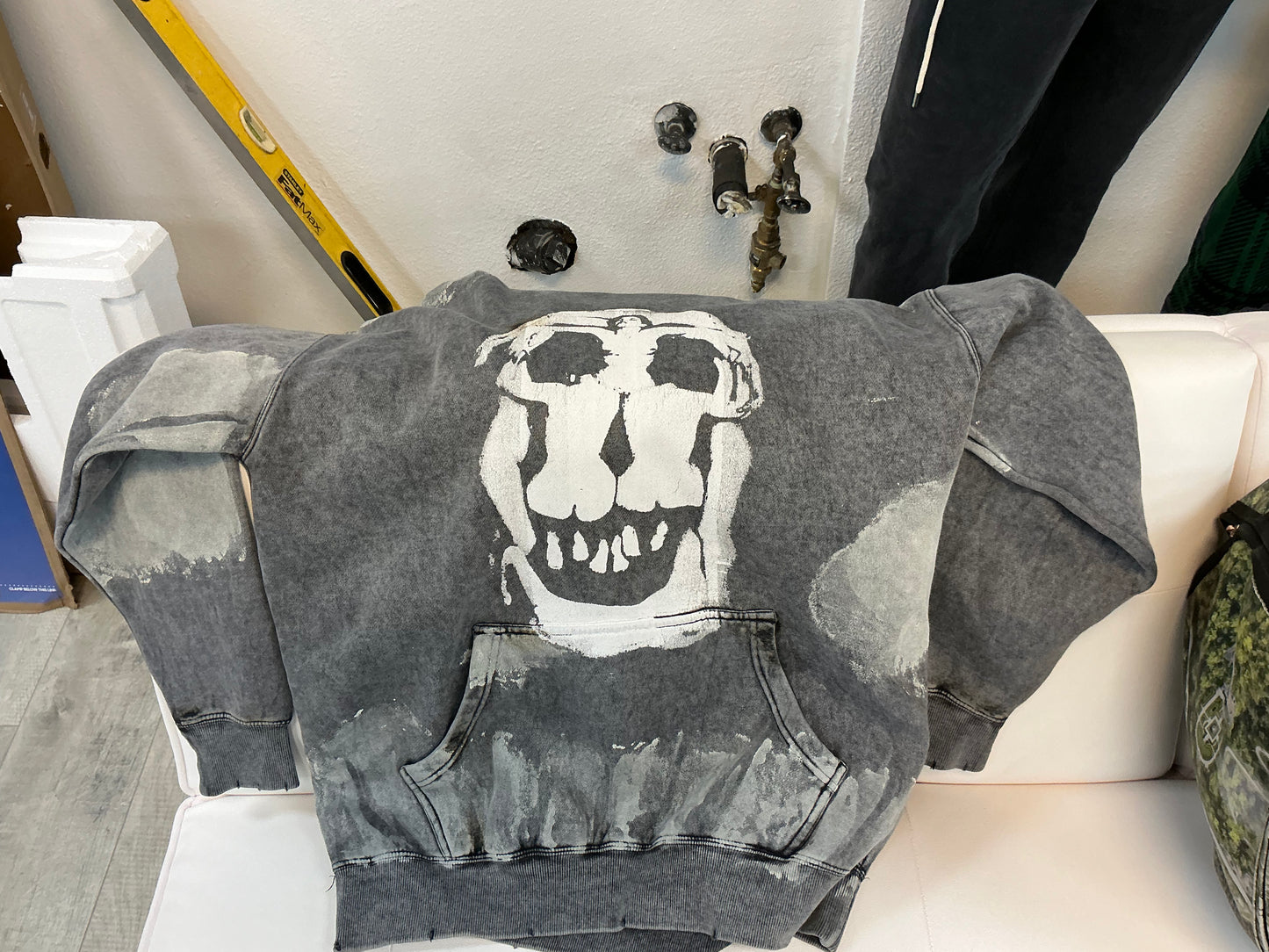 Alcmy Skull Grey Hoodie
