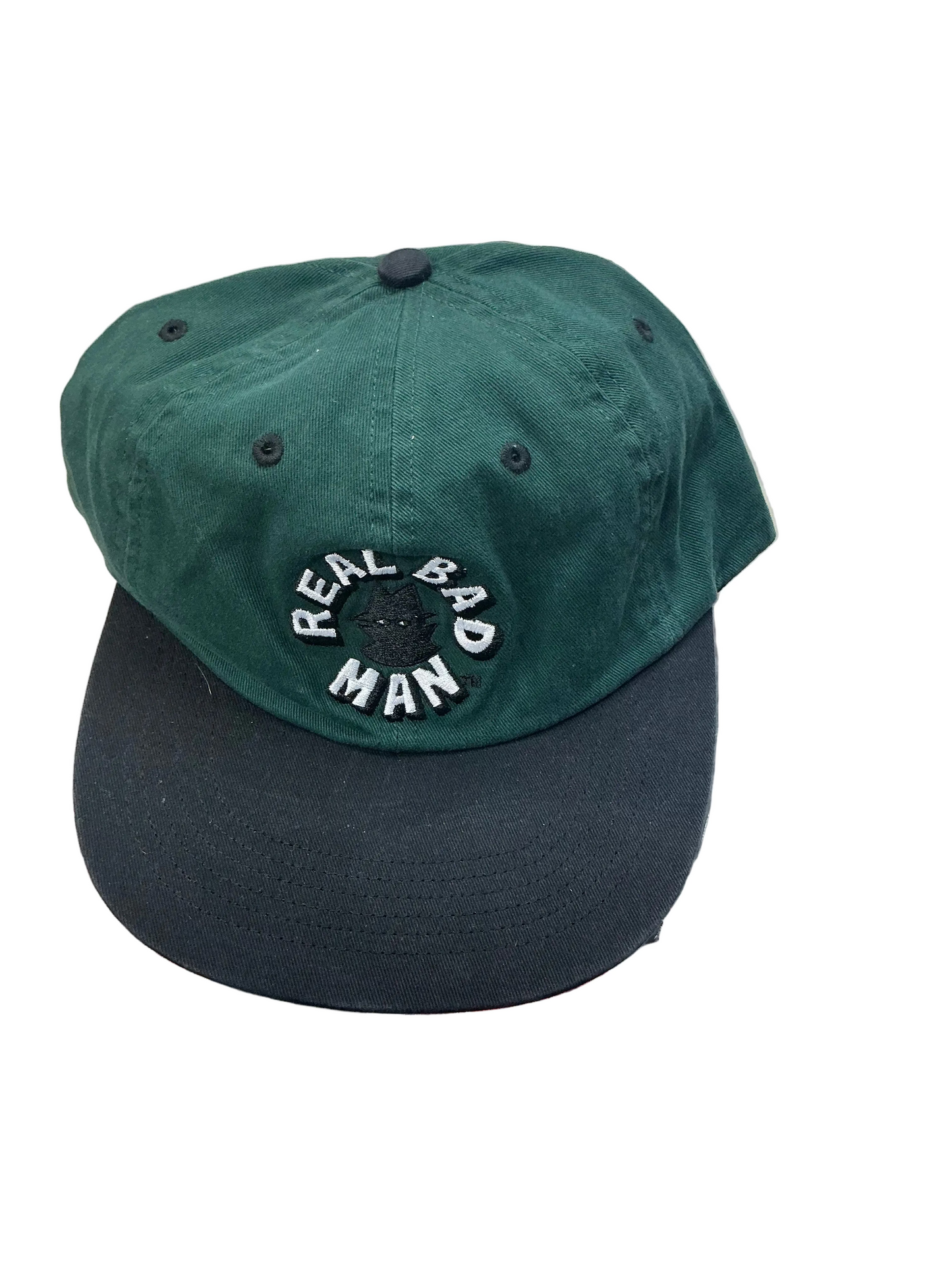 REAL BAD MAN CIRCULAR LOGO SNAPBACK HAT