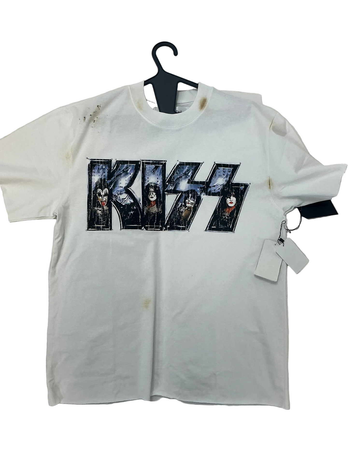 Root Of Evil Kiss Tee "White/Blue"