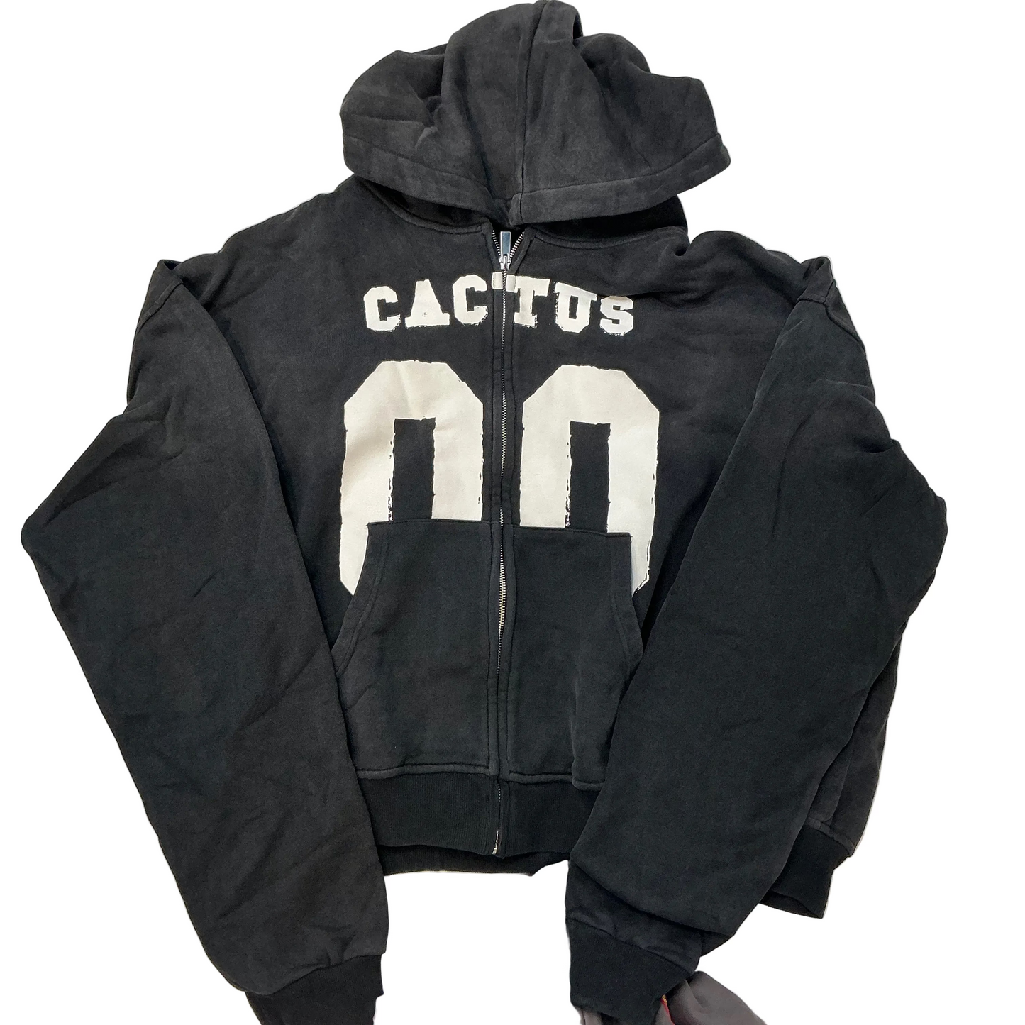 Cactus Valley Hoodie Black Zip Up