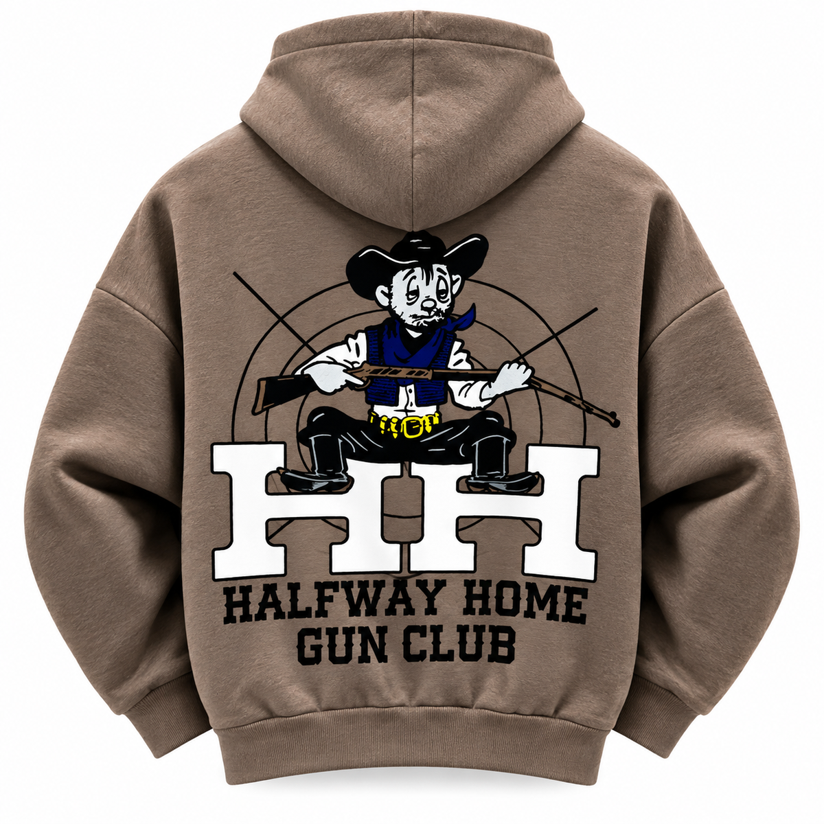 Halfway Home Hoodie “Brown/Black”