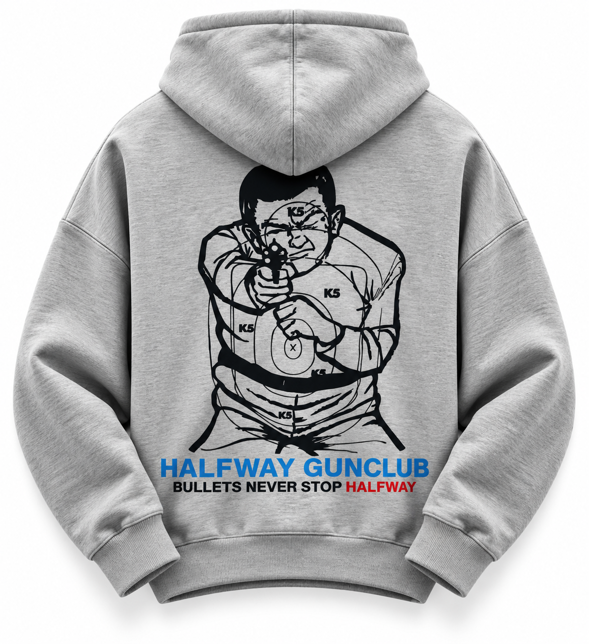 Halfway Home Hoodie “Grey/Blue”