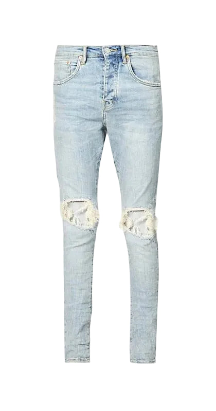Purple Jeans Light Indigo Blowout