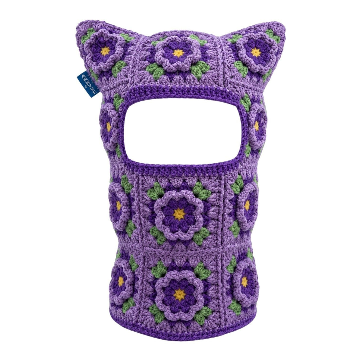 ARKYVE Violet Crochet Cat Mask