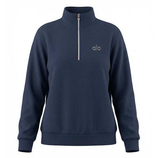 Alo Accolade 1/4 Zip Pullover "Navy"