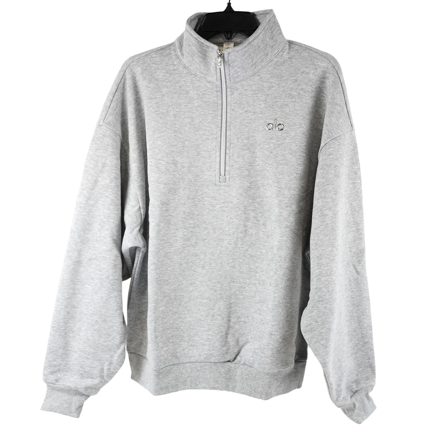 Alo Accolade 1/4 Zip Pullover (Heather Grey)