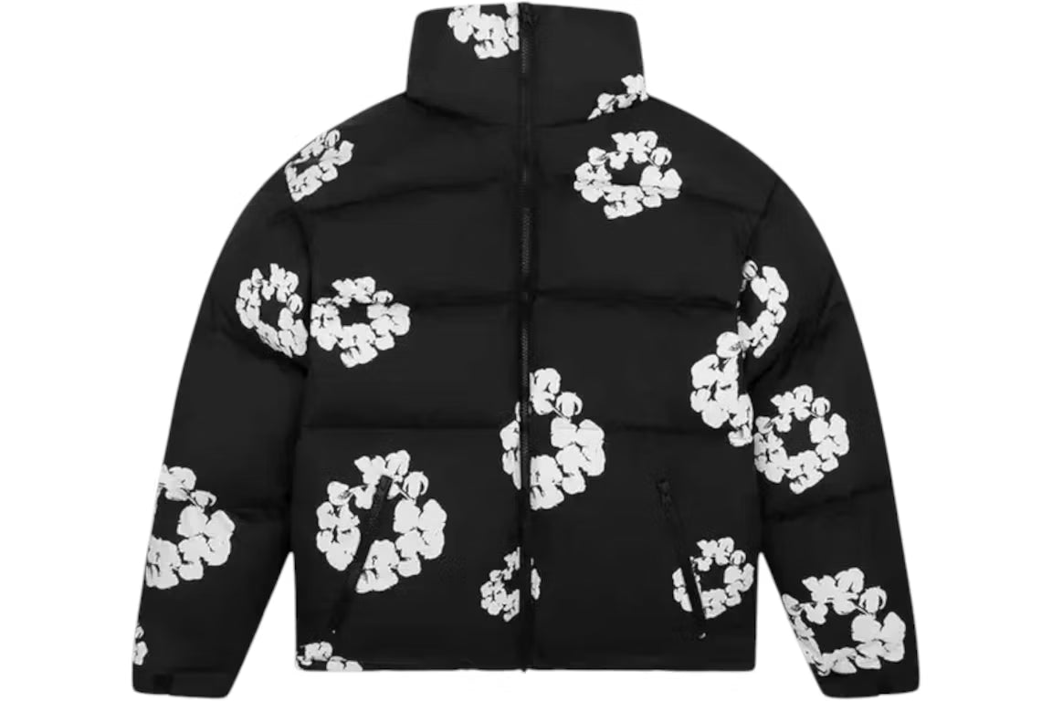 Denim Tears CW Puffer Jacket "Black/White"