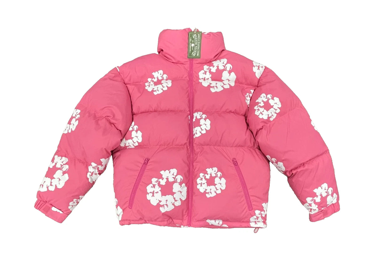 Denim Tears CW Puffer Jacket "Pink"