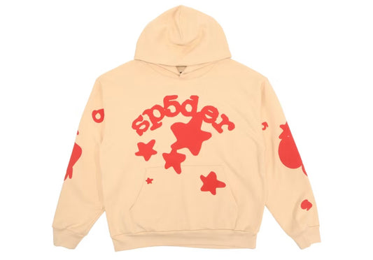 Sp5der Beluga Hoodie "Cream"