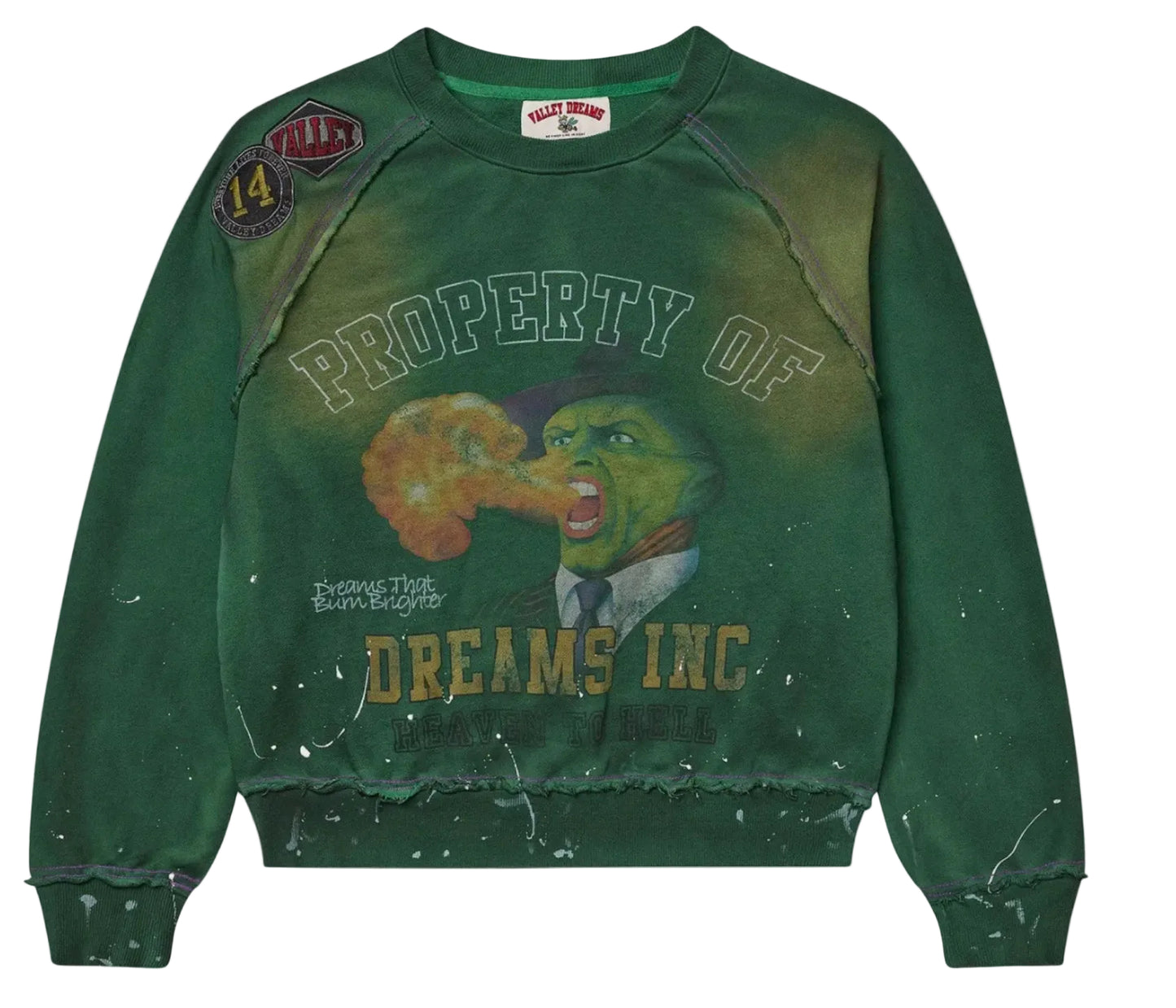 Vale Forever Hot Breathe Crewneck "Green"