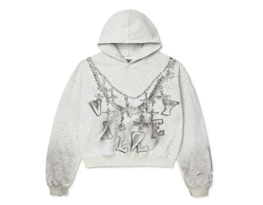 VALE BIG CHAIN HOODIE
"GREY"