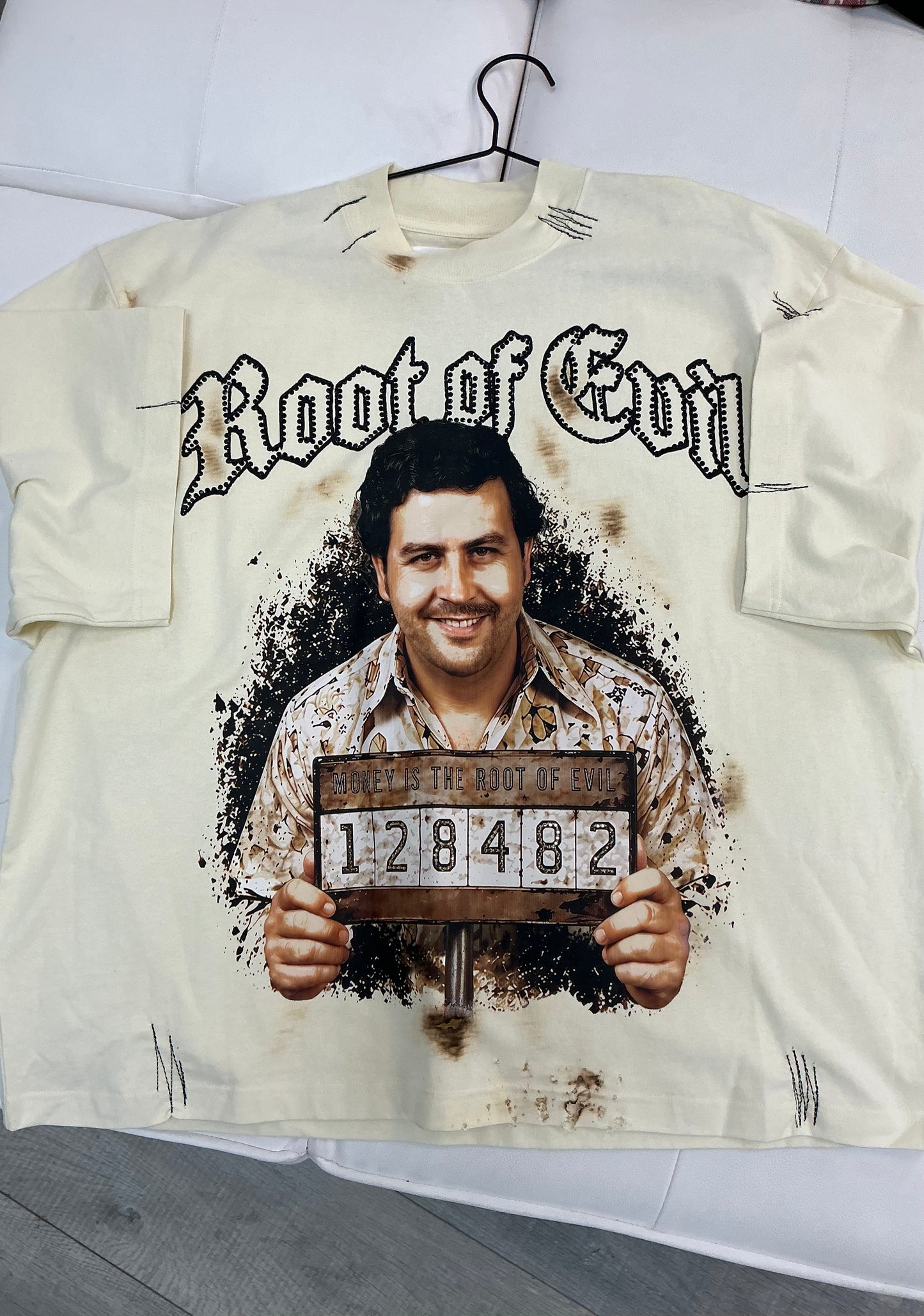 Root Of Evil Tee “Tan”