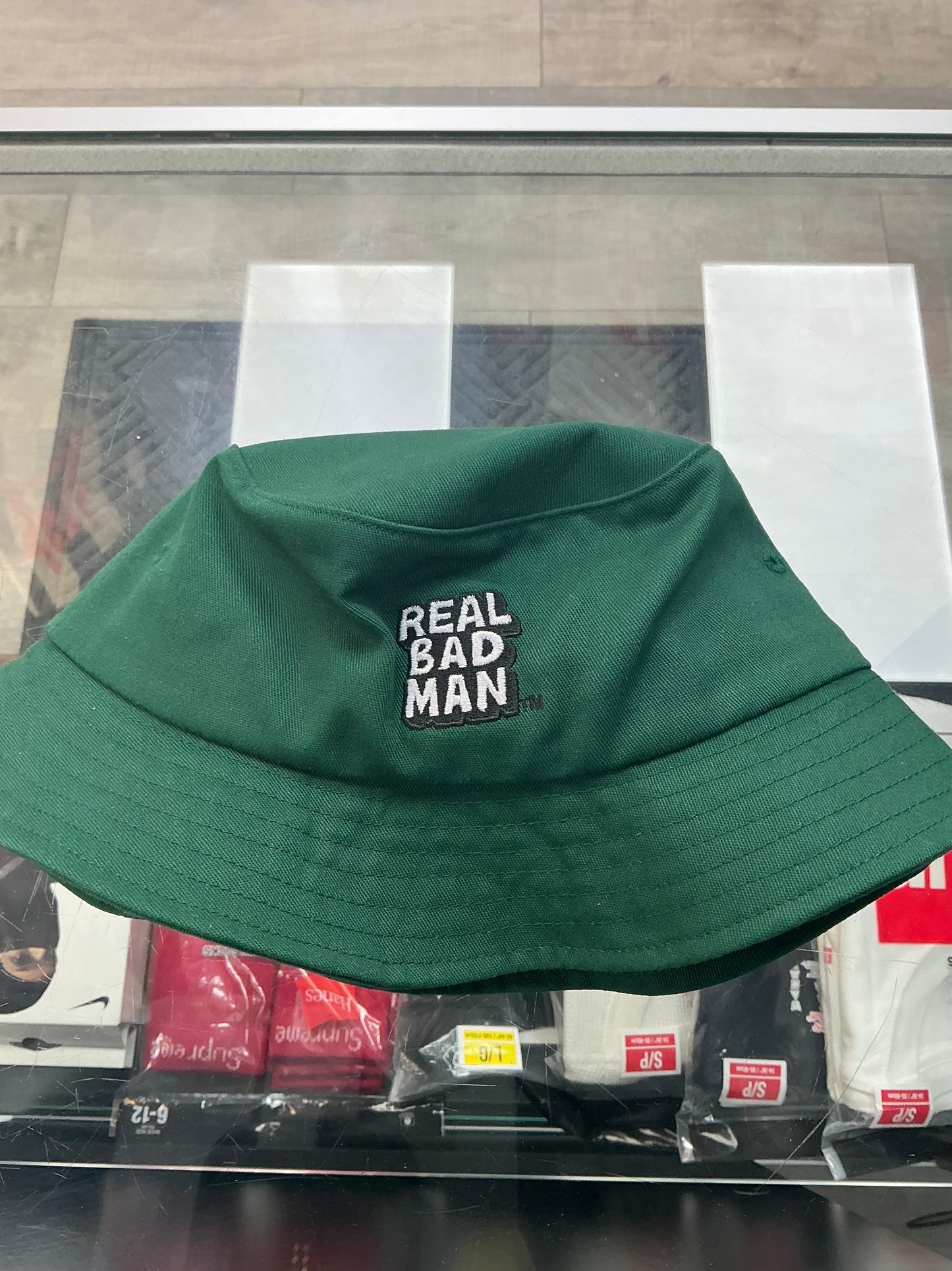 Real Bad Man RBM Bucket Hat "Green"