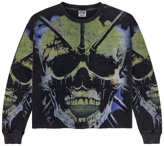 Vale Forever Grave Digger Long Sleeve Tee "Black"
