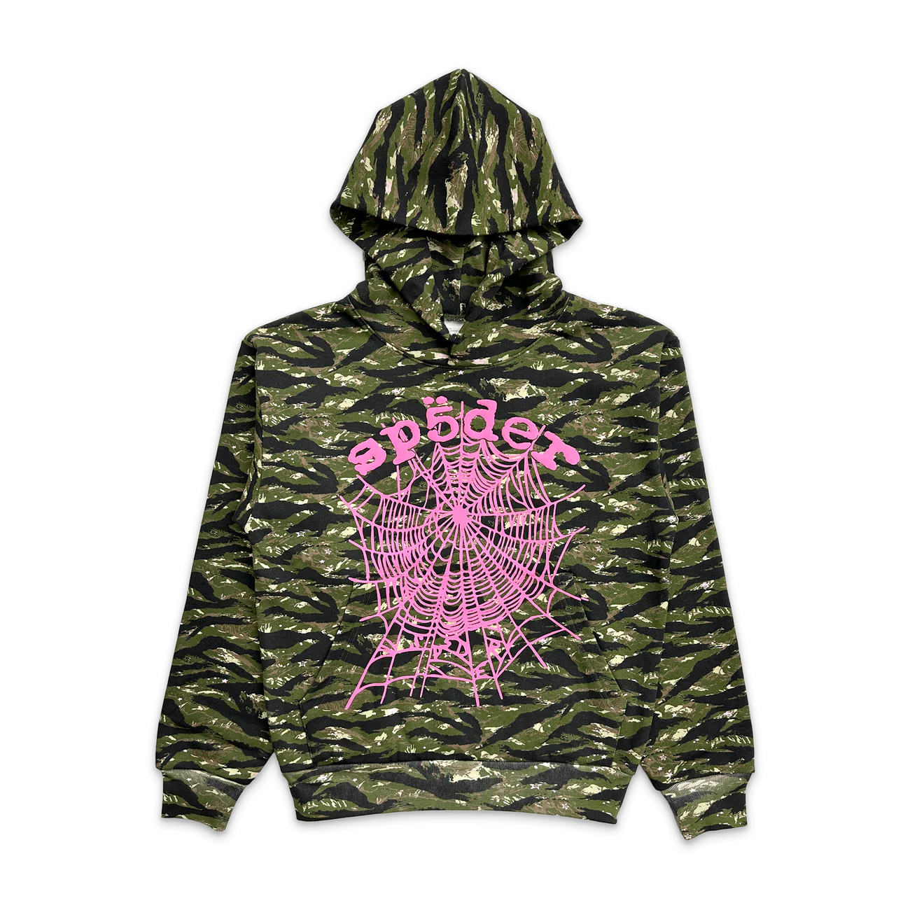 Sp5der OG WEB V2 HOODIE "TIGER CAMO"
