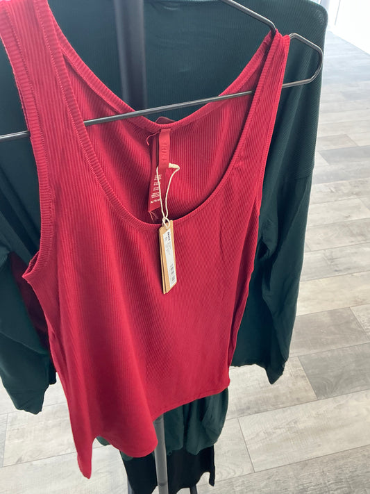 Skim Ribbed Tank Top