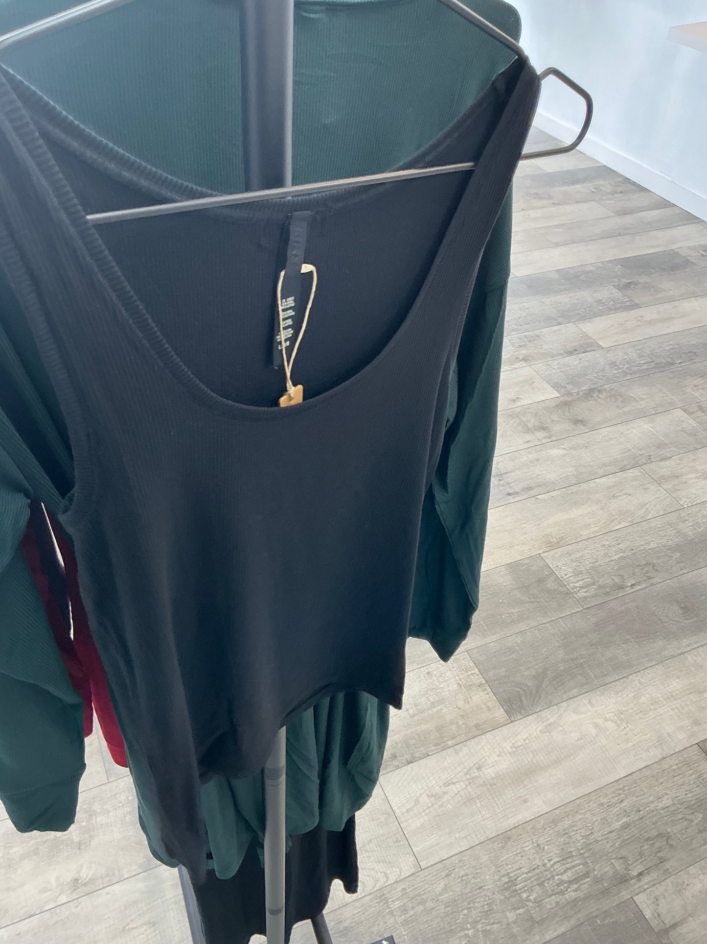 Skim Ribbed Tank Top