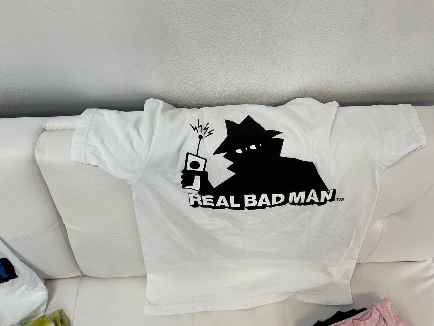 Real Bad Man White Tee
