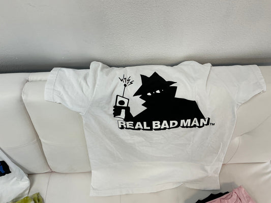 Real Bad Man White Tee