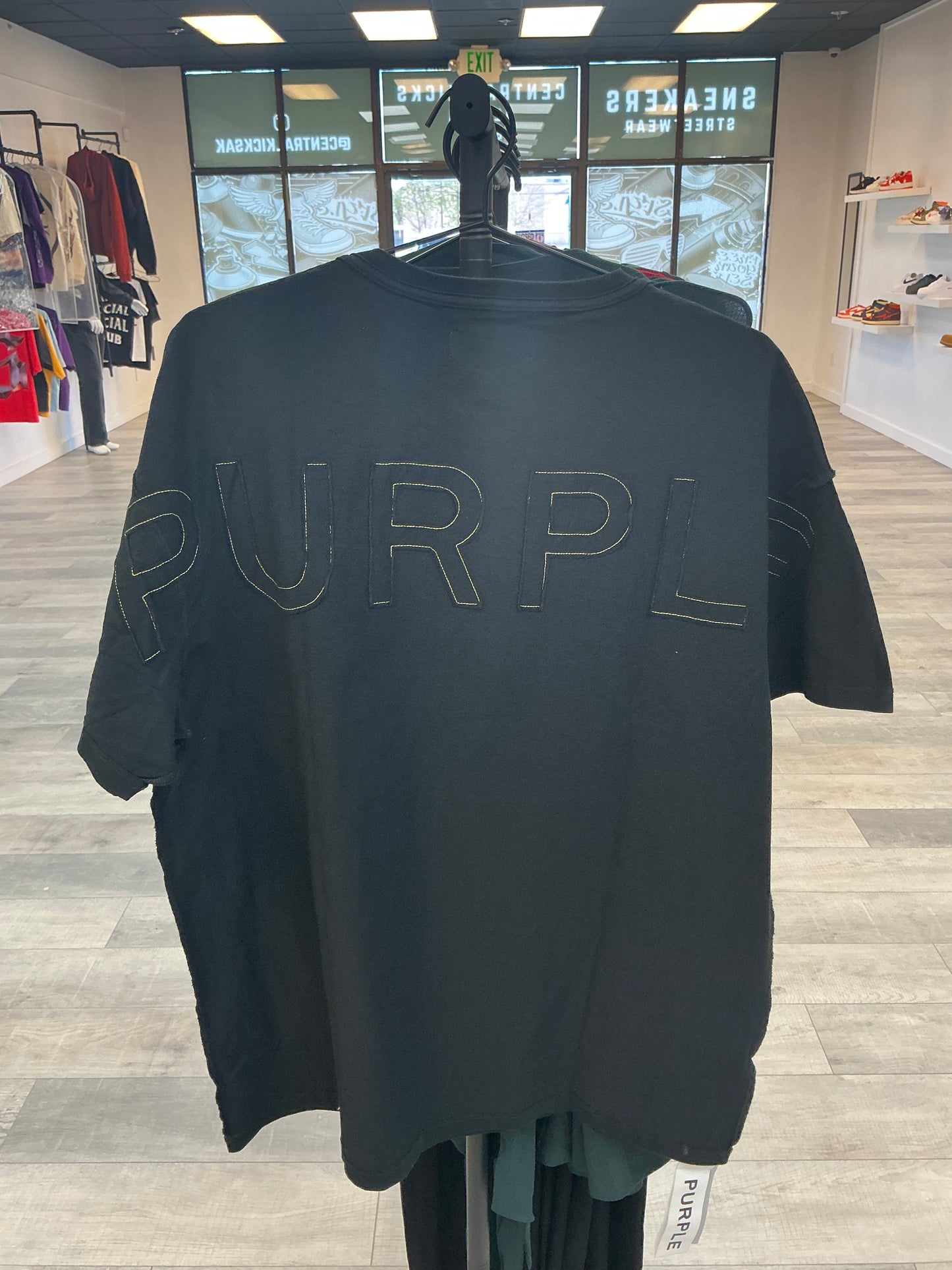 Purple Black Tee