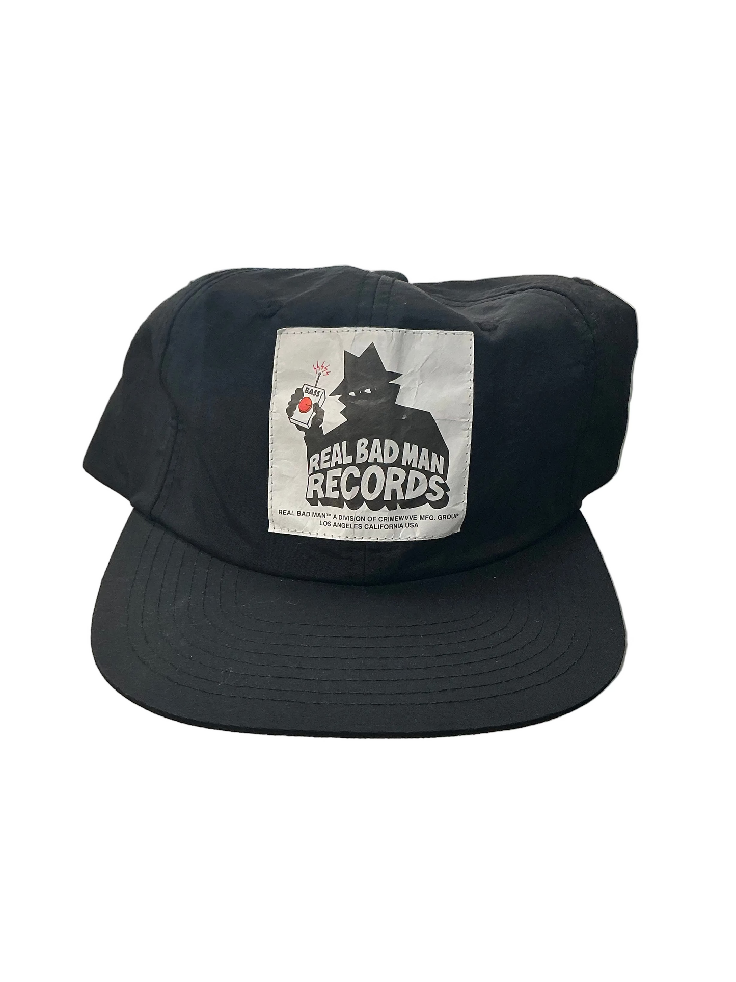 REAL BADMAN SNAPBACK HAT "BLACK/WHITE"