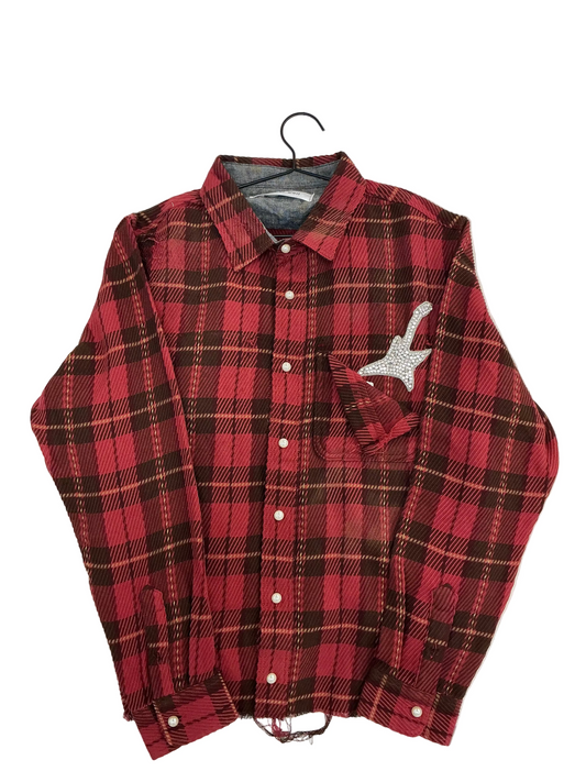 Root Of Evil Flannel “Red”