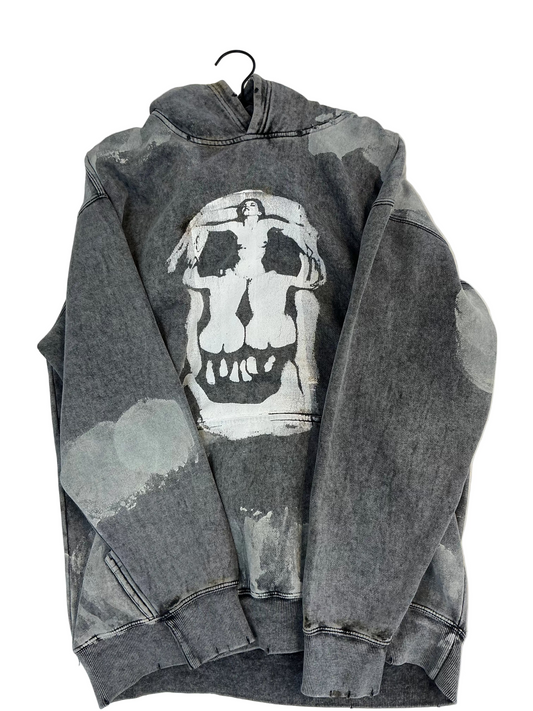 Alcmy Skull Grey Hoodie