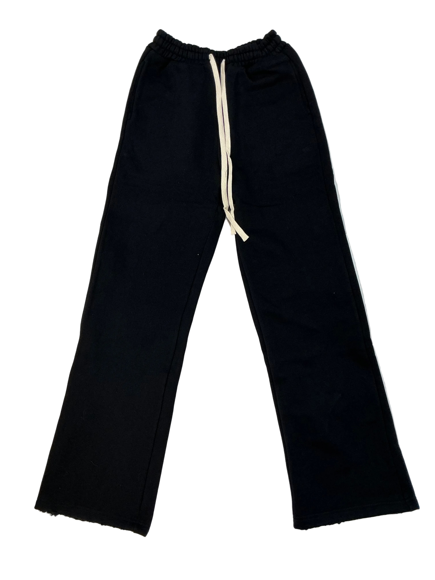 Superline Flare Sweatpants “Black/Cream”