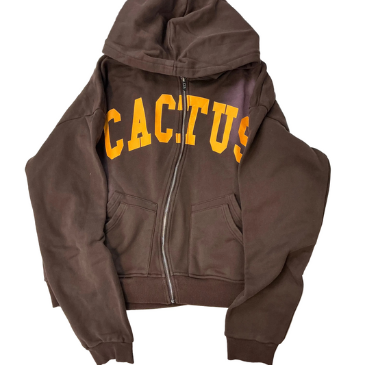 Cactus Valley Crooked Zip Up Hoodie