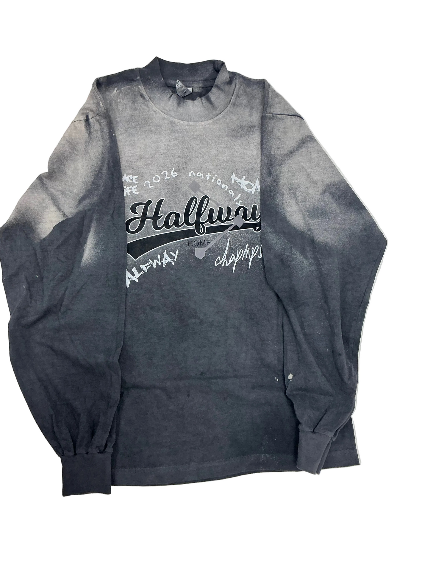 Halfway long sleeve (grey/black)