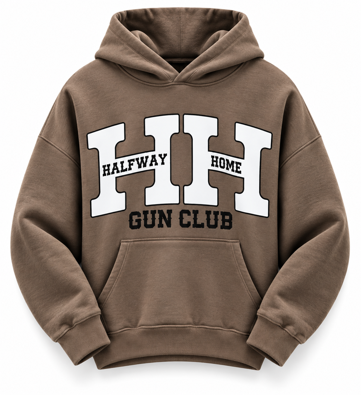 Halfway Home Hoodie “Brown/Black”