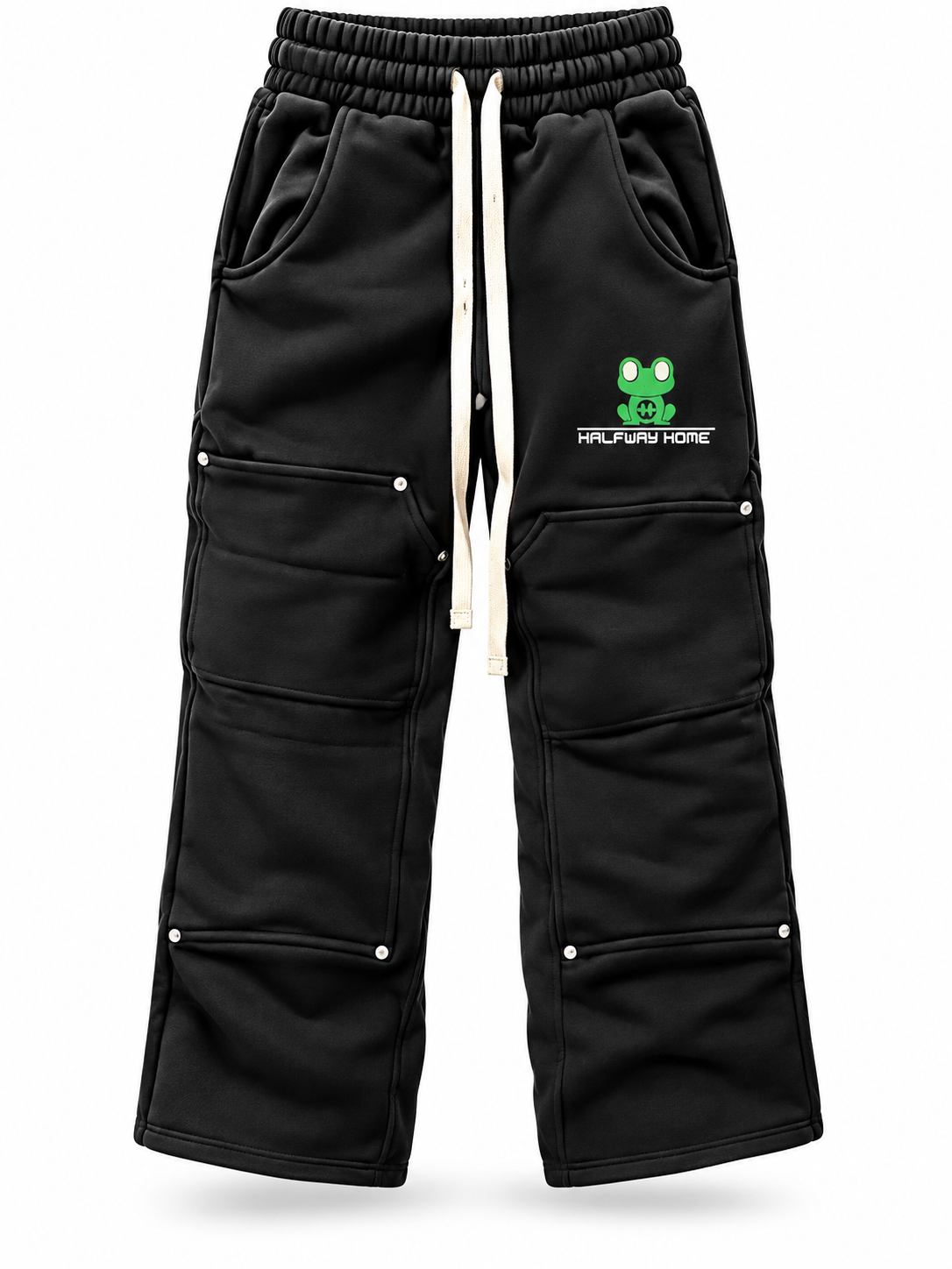 Halfway Home Sweats "Black/Green"