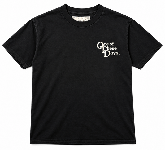 OTD Stacked Logo Tee "Black"
