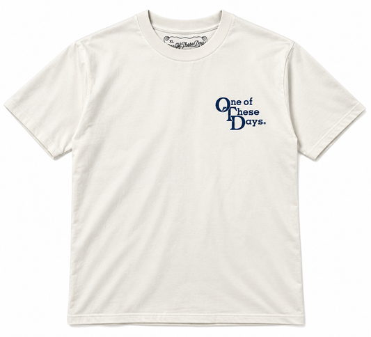 OTD Stacked Logo Tee “Bone”