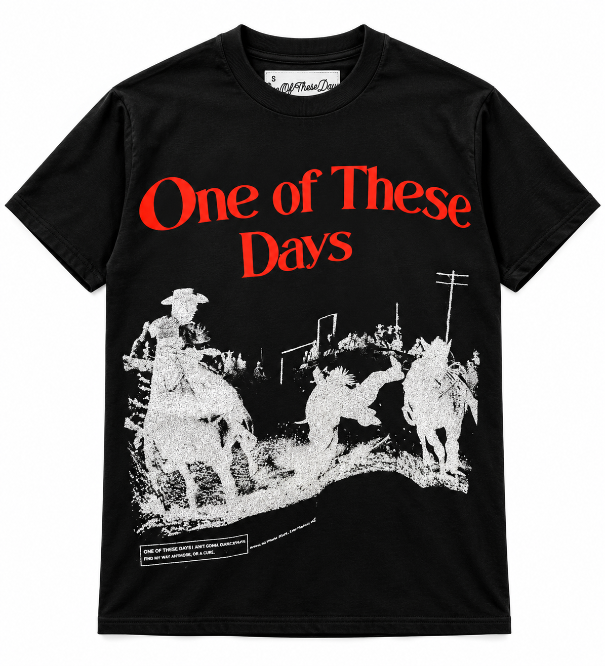 OTD Rodeo Days Tee “Black/Red”