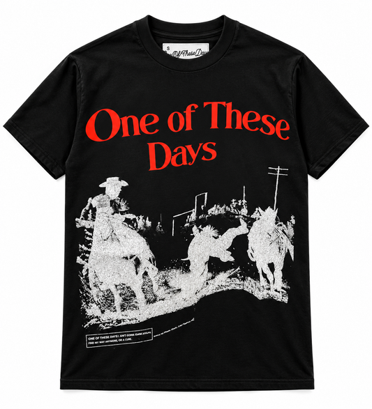 OTD Rodeo Days Tee “Black/Red”