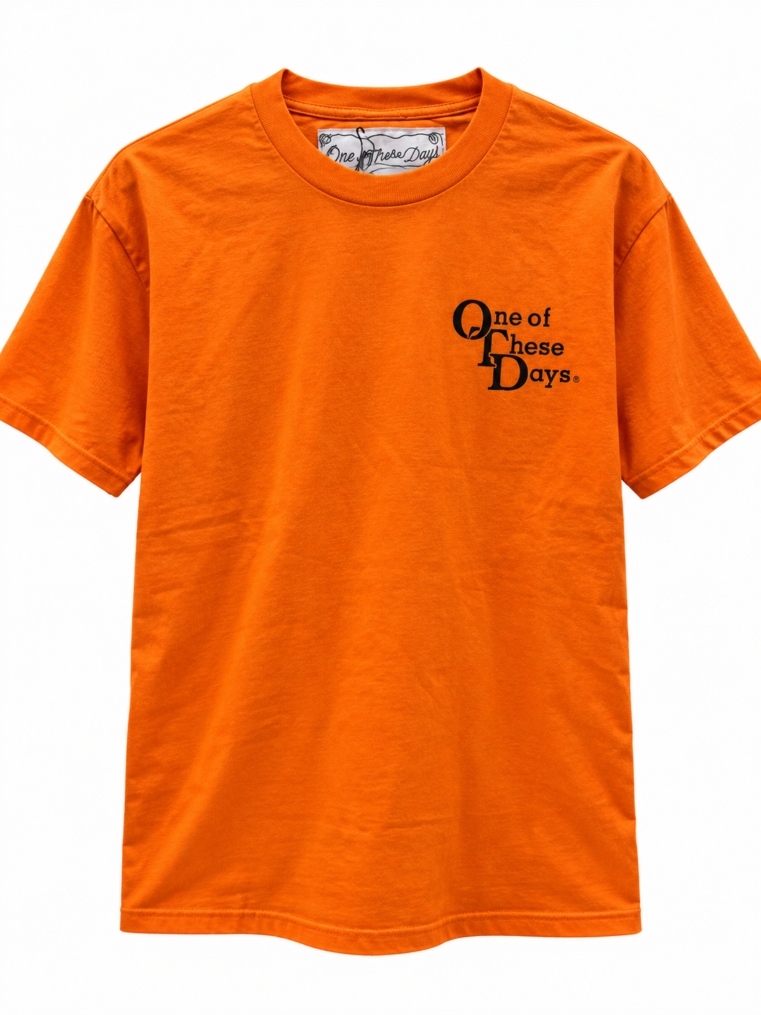 OTD Stacked Logo Tee “Orange”