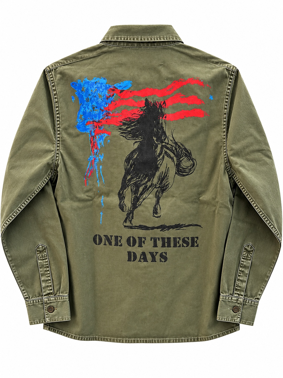 OTD Country Men Military Jacket “Olive”