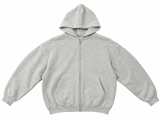 Fear Of God Essentials Zip-Up Hoodie “Gray”