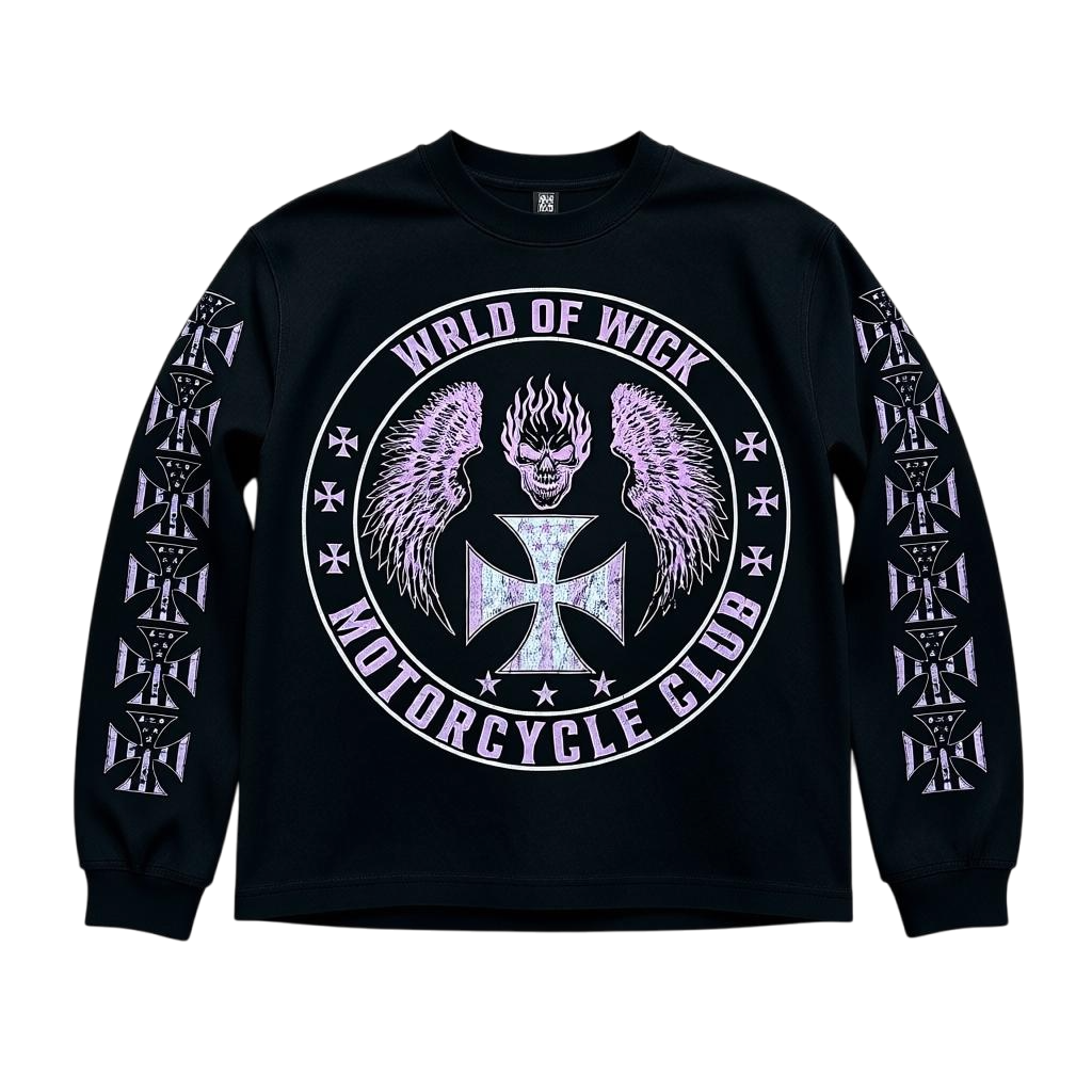 Wrld of Wick Motorcycle Club Longsleeve