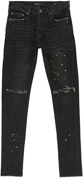 Purple Jeans Black Over Spray