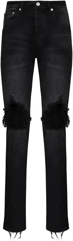 Purple Jeans Black Wash Blowout