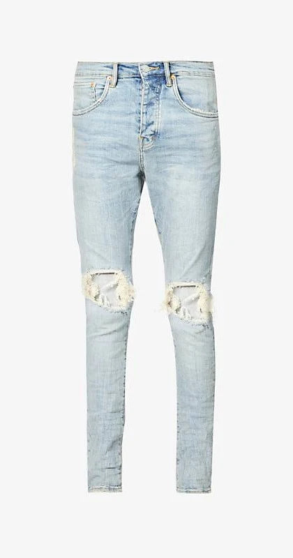 Purple Jeans Light Indigo Blowout