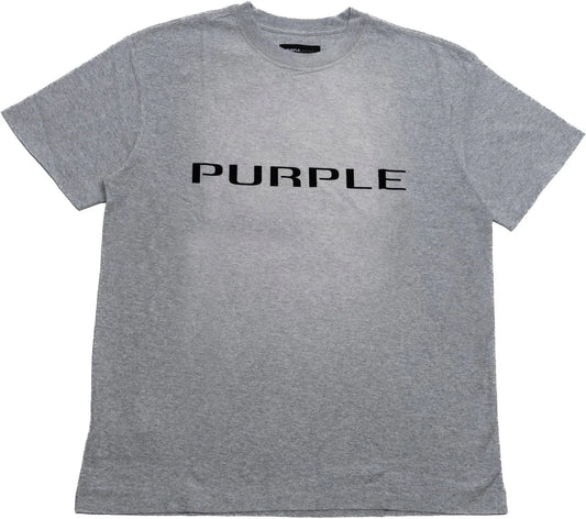 Purple Textured SS Jersey T-Shirt