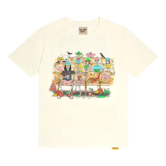 Gallery Dept Skeleton Beach Theater Tee Light Archival "White"